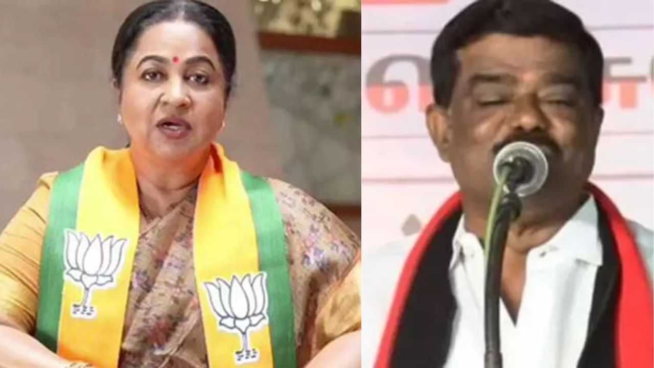 திமுக நிர்வாகி சிவாஜி கிருஷ்ணமூர்த்தி மீது ராதிகா சரத்குமார் புகார்!