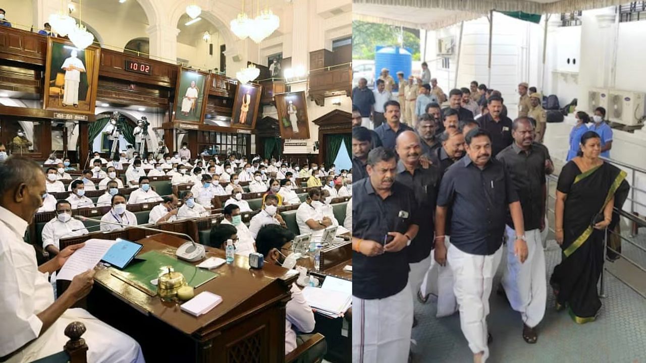 Tamilnadu Assembly: தமிழ்நாடு சட்டப்பேரவை.. கூட்டத்தொடர் முழுவதும் அதிமுகவினர் சஸ்பெண்ட்..