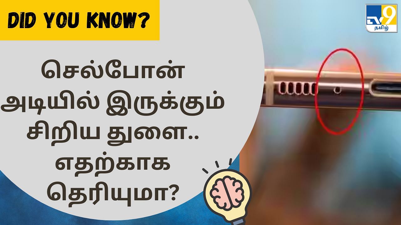 Did You Know: செல்போன் அடியில் இருக்கும் சிறிய துளை.. எதற்காக தெரியுமா?