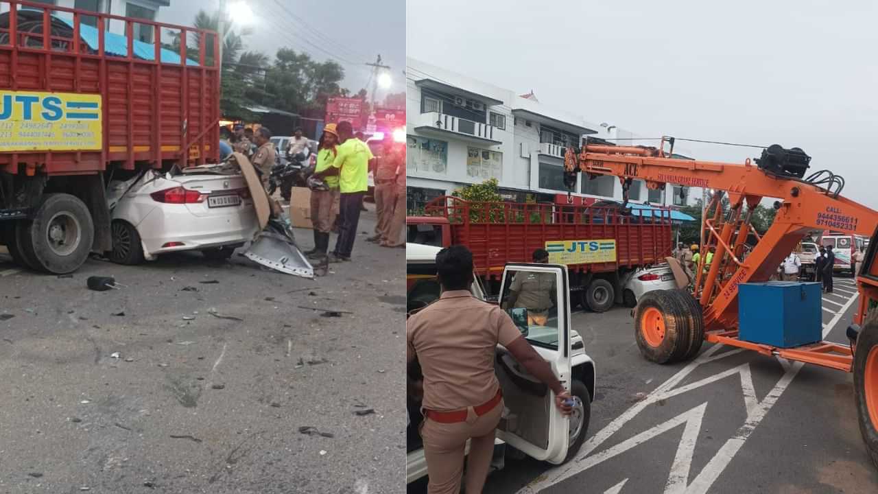 Chennai Accident: சென்னை ஈசிஆரில் கோர விபத்து.. உடல் நசுங்கி 4 பேர் சம்பவ இடத்திலேயே உயிரிழப்பு..