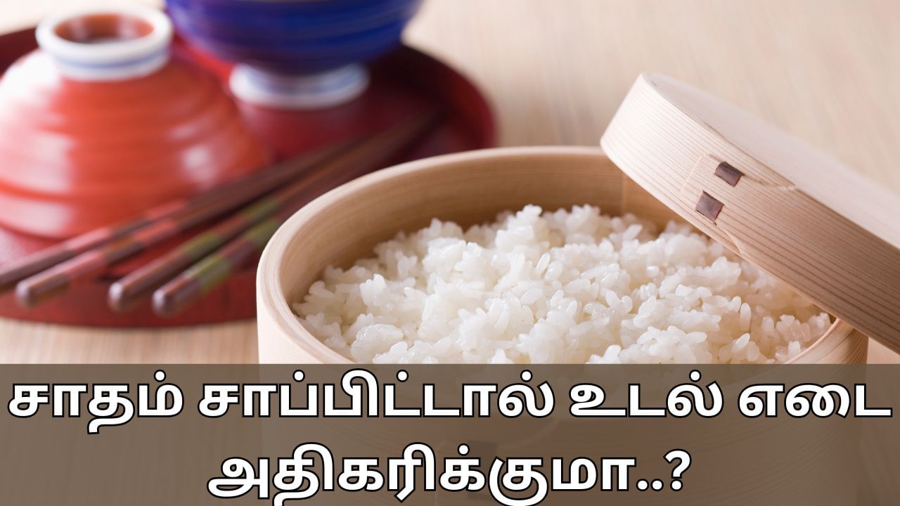 Eating Rice: சாதம் சாப்பிட்டால் உடல் எடை அதிகரிக்குமா..? உண்மையான காரணம் இதுதான்..!