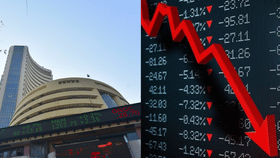 Share Market : கடும் சரிவை சந்தித்த பங்குச்சந்தை.. ஒரே நாளில் ரூ.9 லட்சம் கோடியை இழந்த முதலீட்டாளர்கள்!