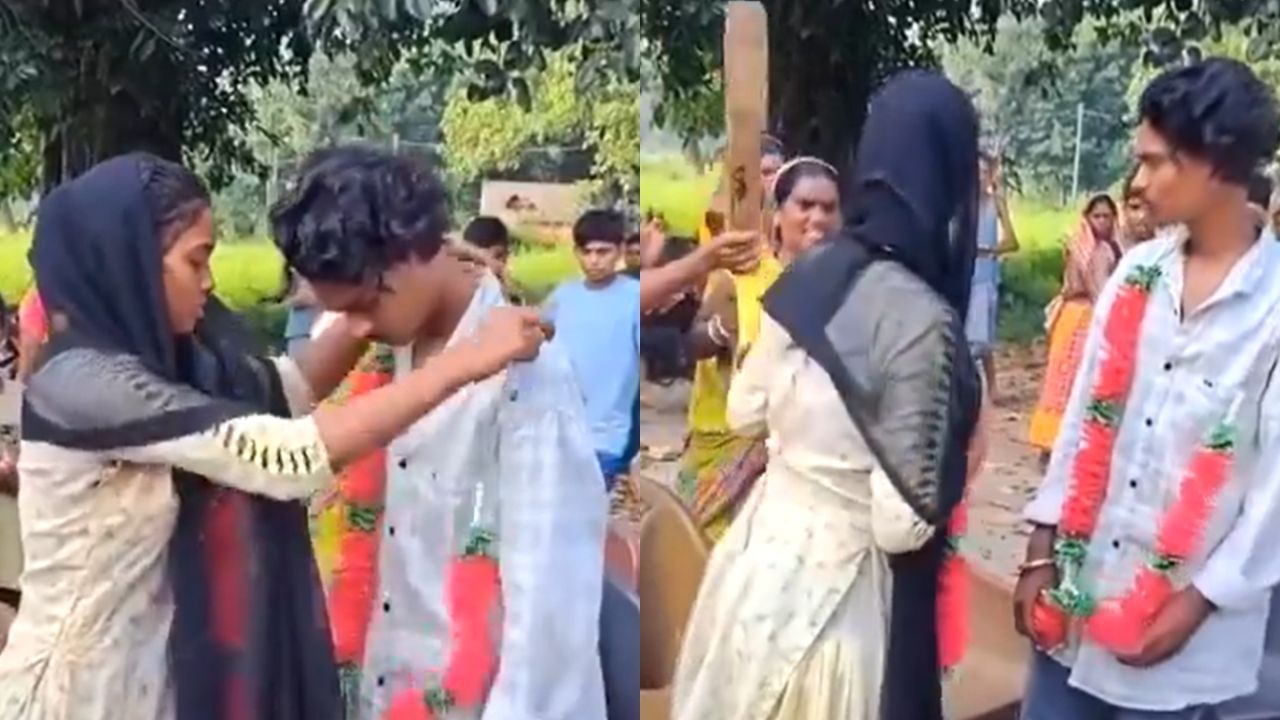 Viral Video : மணப்பெண்ணை கிரிக்கெட் பேட்டால் தாக்கிய தாய்.. இணையத்தில் வைரலாகும் வீடியோ!