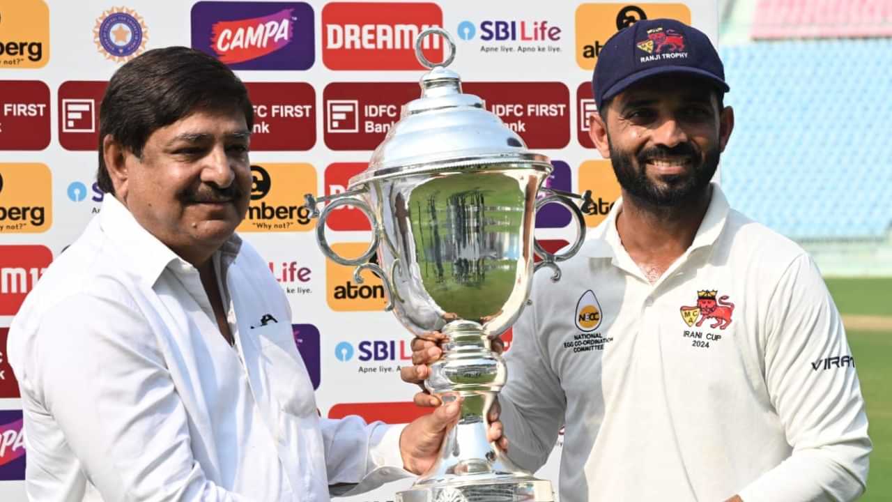 Irani Cup: போட்டி டிரா! 27 ஆண்டுகளுக்குப் பிறகு.. இரானி கோப்பையை கையில் ஏந்திய மும்பை..!