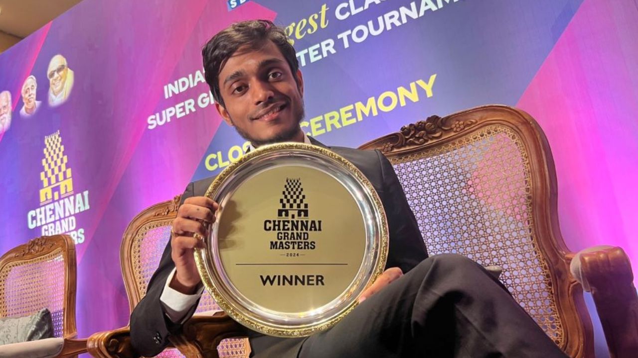 Chennai Grand Masters 2024: சென்னை கிராண்ட் மாஸ்டர்ஸில் அமெரிக்க வீரரை வீழ்த்தி சாம்பியன்.. கலக்கிய தமிழக வீரர் அரவிந்த் சிதம்பரம்!