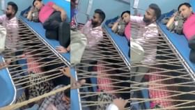 Viral Video : இடம் இல்லாததால், ரயில் பெட்டியில் படுக்கை தயாரித்த பயணி.. இணையத்தில் வைரலாகும் வீடியோ!