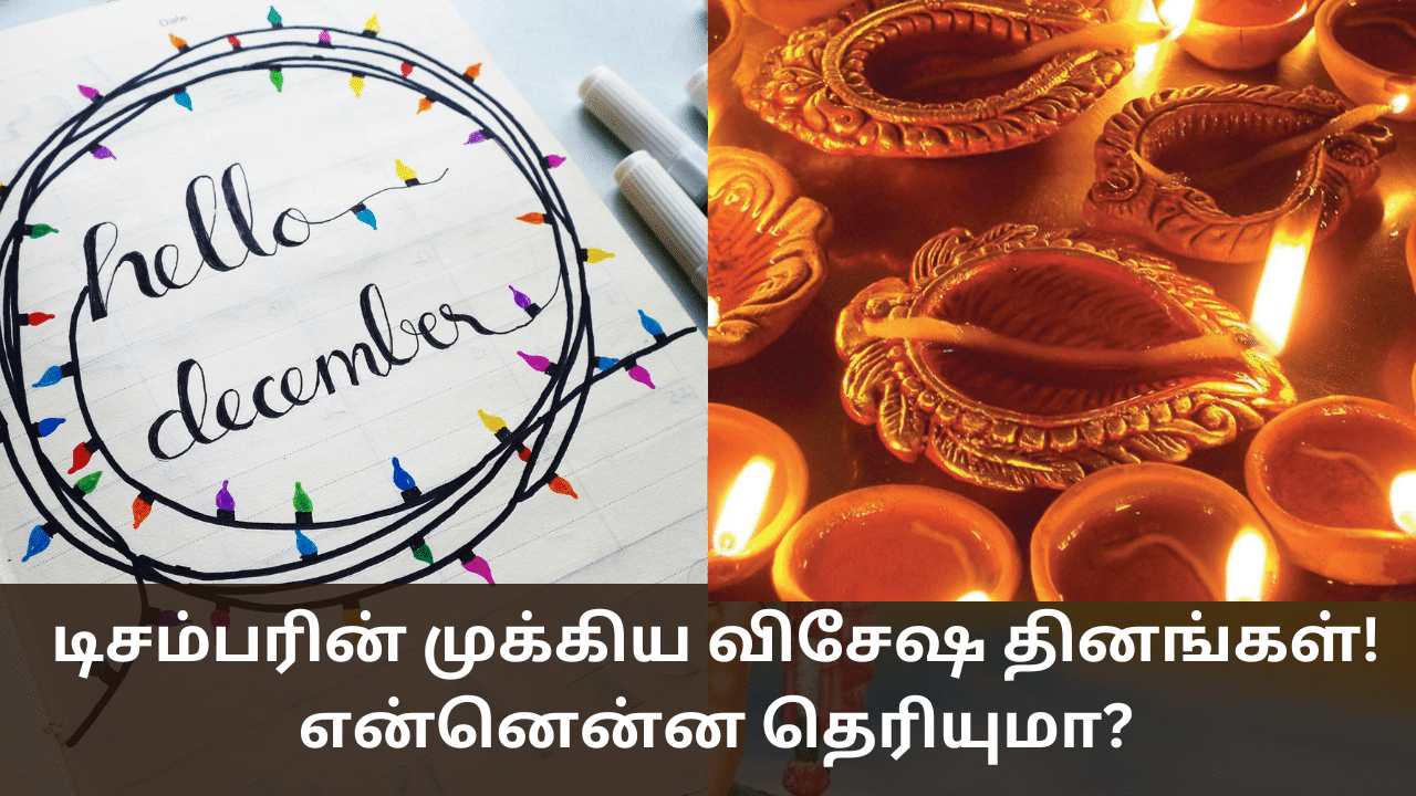 December Month: நோட் பண்ணுங்க.. டிசம்பரின் முக்கிய விசேஷ தினங்கள் இதோ!