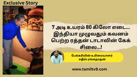 Exclusive: 7 அடி உயரம் 80 கிலோ எடை… இந்தியா முழுவதும் கவனம் பெற்ற ரத்தன் டாடாவின் கேக் சிலை.. என்ன ஸ்பெஷல்?