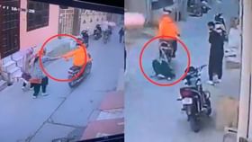 Viral Video : பட்டப்பகலில் வழிப்பறி.. பைக்கில் தரதரவென இழுத்துச் செல்லப்பட்ட இளம் பெண்.. அதிர்ச்சி சிசிடிவி!