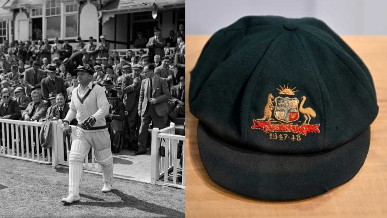 Don Bradman Cap: டான் பிராட்மேனின் பழைய பேகி தொப்பி.. பத்து நிமிடத்தில் ரூ.2.63 கோடிக்கு ஏலம்..!