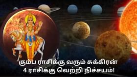 Astrology: கும்ப ராசிக்குள் வரும் சுக்கிரன்.. 4 ராசிக்கு வெற்றி நிச்சயம்!